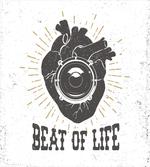 Beat Grunge Words Art