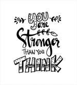 Floral Motivational Phrase