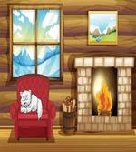 Sleepy Cat Rustic House