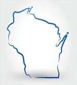 Simple Badger State Map