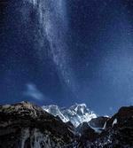 Starry Blue Night Cosmos