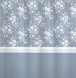 Cold Toned Pastel Flora Pattern