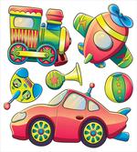 Balls Auto Tire Cartoon