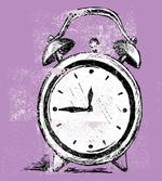 Retro Alarm Clock Grunge