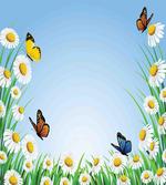 Daisy with Butterflies artwork