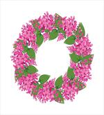 Pink Blossoms Wreath