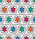 Abstract Colors Star