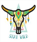 Bohemian Stay Wild Bull