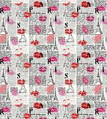 Newspaper Lipstick Kiss