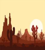 Arid Country Eco Sunset