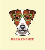 Dog in Smart Glasses