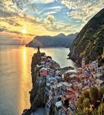 Sunrise View with Cliffs artwork