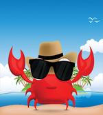 Crustacean Sunglasses Hat