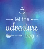 Marine Phrase on Blue