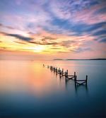 Sunset Abandoned Jetty