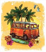 Hippie Old Exotic Bus