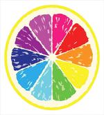 Rainbow Citrus Slice