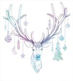 Noel Ornement on Antlers
