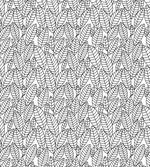 Simple Monochrome Leaves artwork