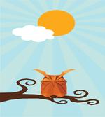 Sleepy Bird Sunburst