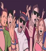 Music Festival Cartoon Image