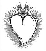 Heart with Rays