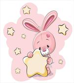 Rabbit Bunny with a Star