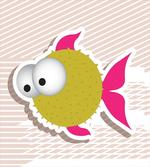 Comical Blowfish Huge Eyes