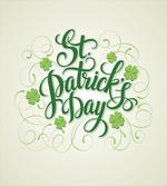 St Patrick's Day Swirls Art
