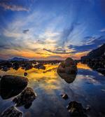 Twilight Rocky Shore