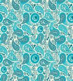 Paisley Blue Flowers