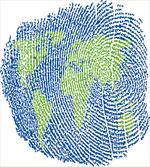 Fingerprint World Map