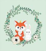 Friends Fox Rabbit