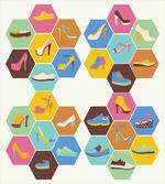 Shoe in Hexagons