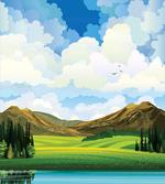 Summer Nature Landscape
