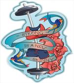 Words Flowers Barbell