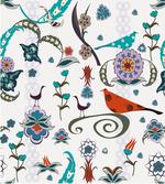 Colorful Florals Swirls