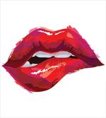 Woman Biting Lips artwork
