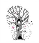 Tree Playing Children