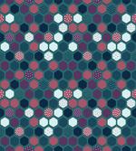 Vibrant Hexagon Shapes