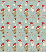 Santa Deer Vintage