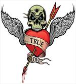 Angel Wings Skull Love