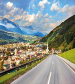 Road Alps Small Town