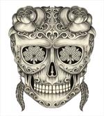 Floral Sugar Skull
