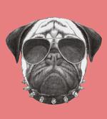 Pug Dog Sunglasses Colar