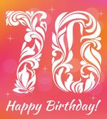 Foral Happy Birthday
