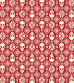 Needlework Skull Motif artwork