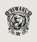 Beware Growling Animal artwork