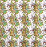 Festive Artful Flourish Damask