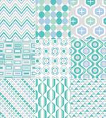 Geometric Stripes Abstract